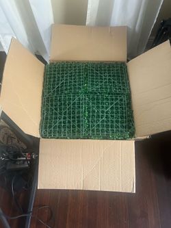 48 Panels - 10” x 10” each - Faux Grass Wall Decor