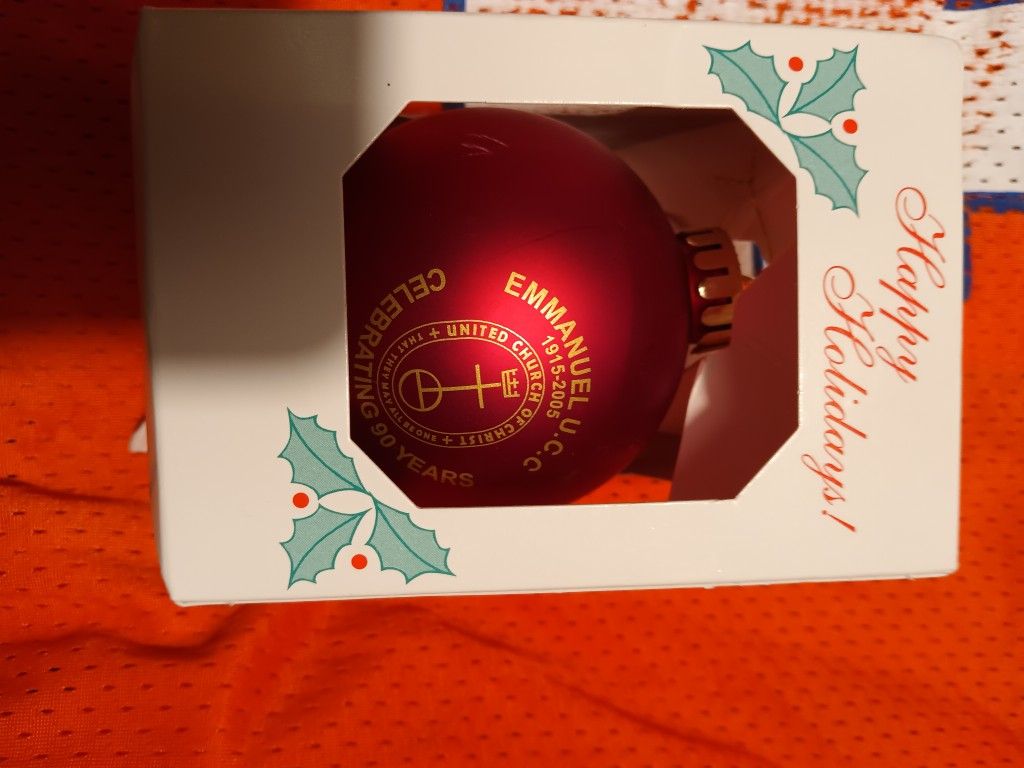 Emmanuel Ucc. Ornament 