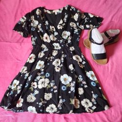 Dress And Sandals