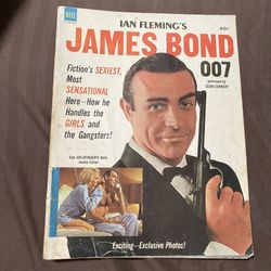 Vintage 1964 Ian Fleming’s JAMES BOND 007 Dell Magazine Good Condition  Cover has separated from the rest of the magazine but still fully intact. See 