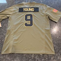 Carolina Panthers 2025 Salute To Service Jerseys Adult Sizes Small Up To 3XL