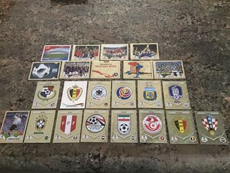 2018 soccer team and legend stickers