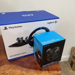 Logitech G29 racing wheel and shifter for PS5