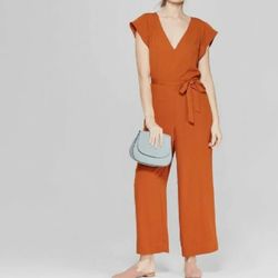 a new day rust colored romper size XXL