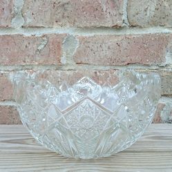 Vintage Smith Glass Quintec Round Bowl 