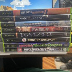 Original Xbox Games Lot Of 8