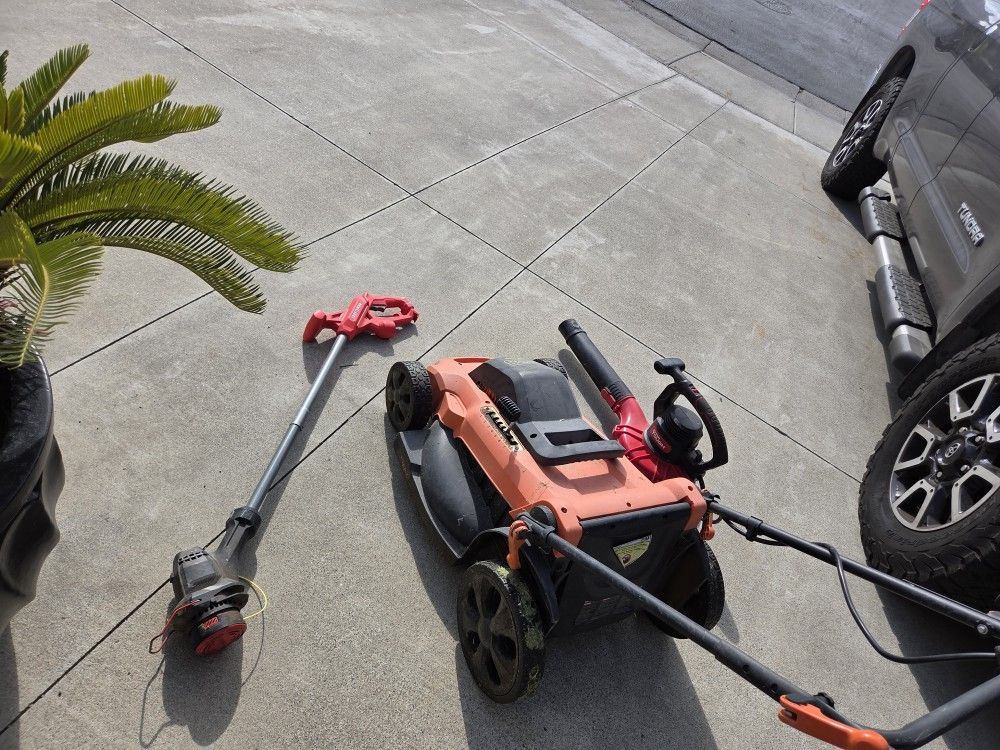 Lawn Mower With Edger And Blower