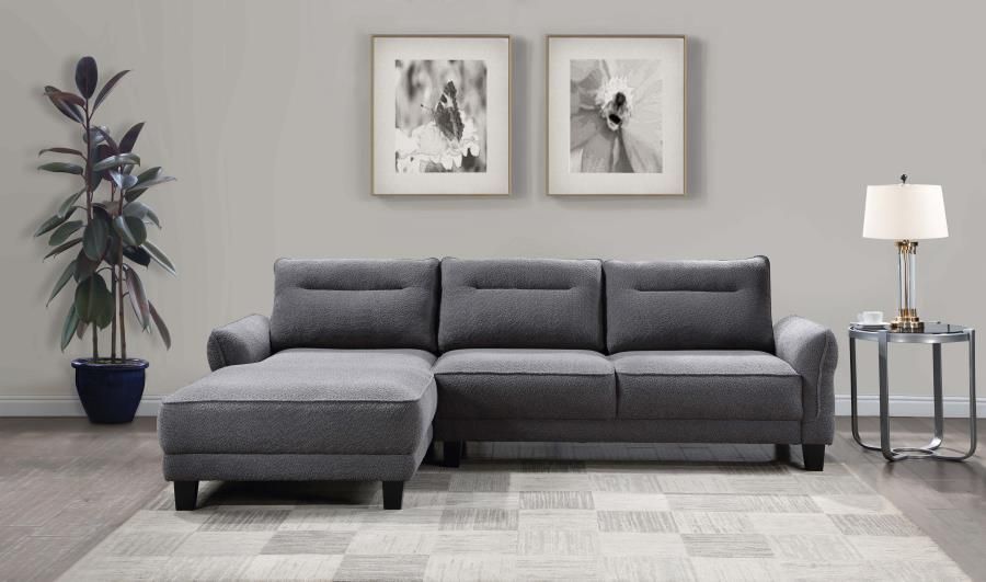 💥NEW Grey PLUSH Living Room Sofa Sectional with Chaise💥NO CREDIT NEEDED $10 Down