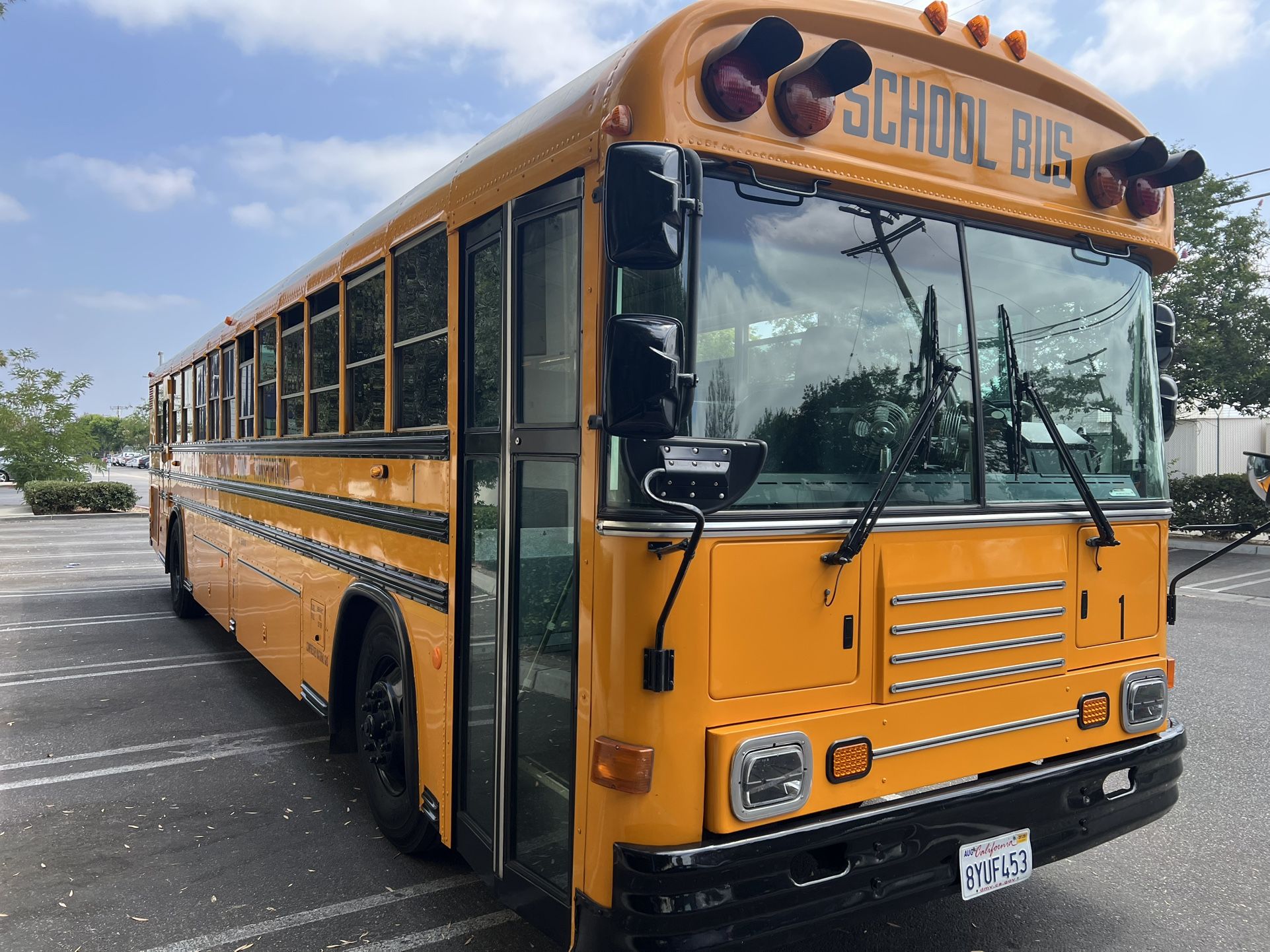 98 School Bus Blue bird New Paint