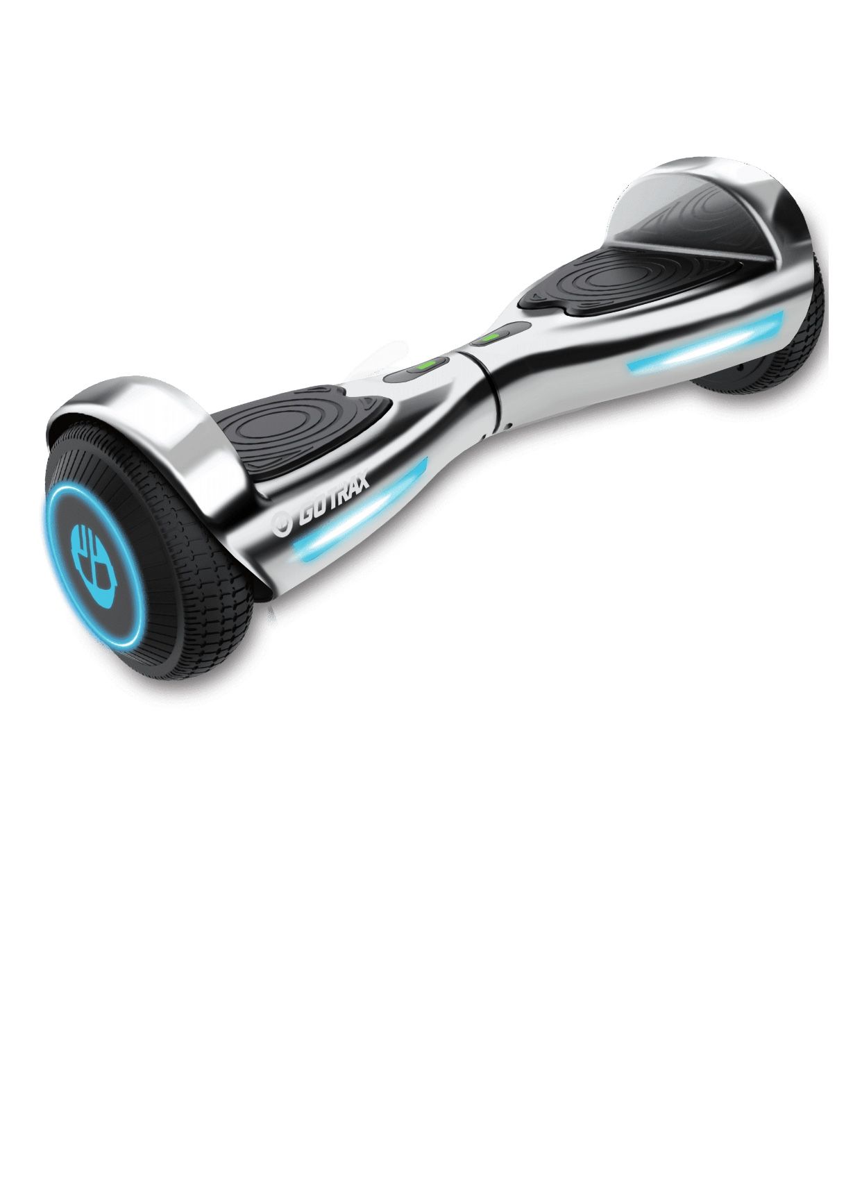 GOTRAX 凸 Gotrax FX3 Hoverboard, 6.2mph, for Kids Ages 8+ Years Old, 1761l Max Weight, Bluetooth, Chrome