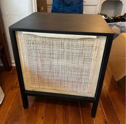 Black night stand