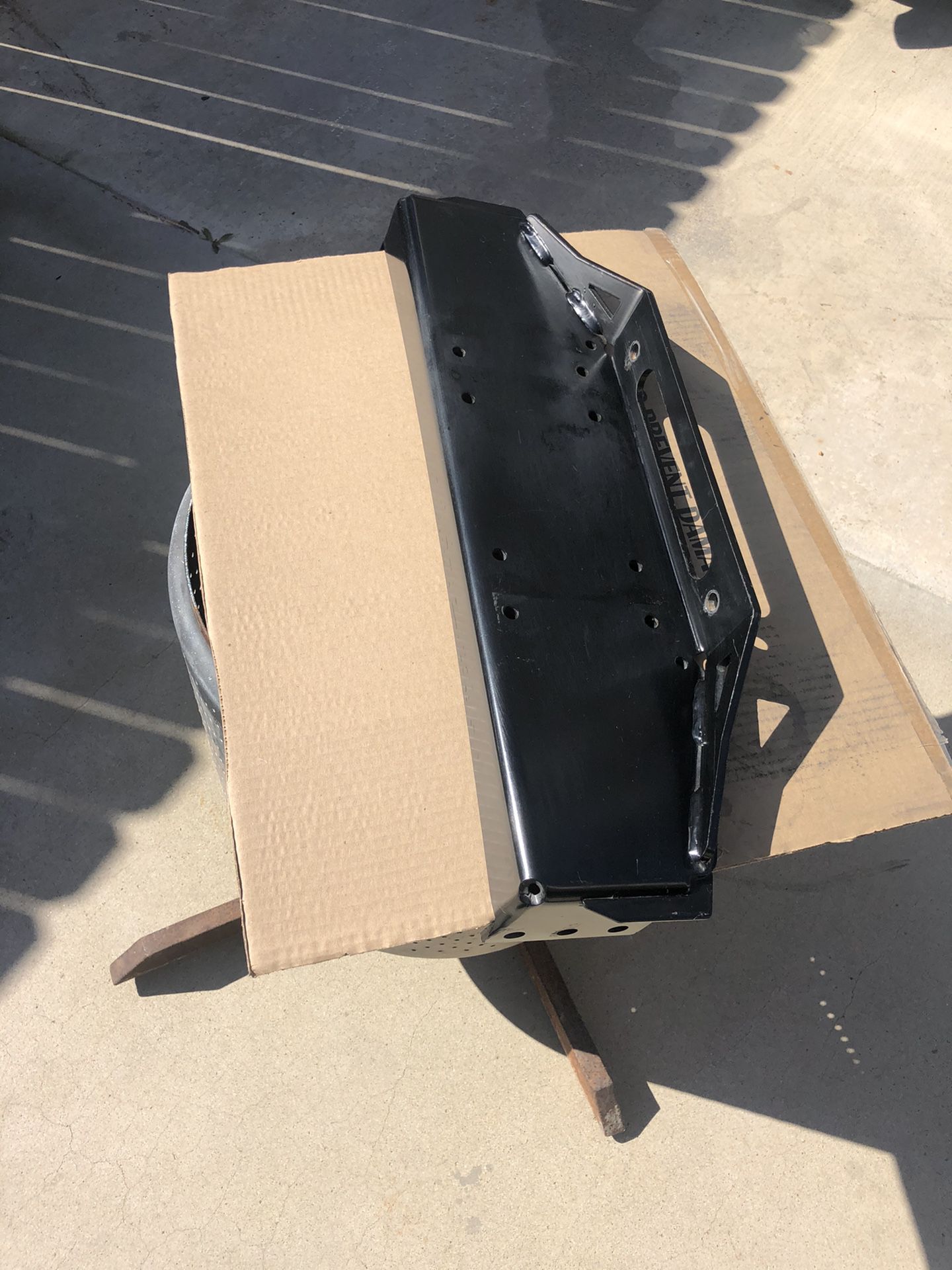 Winch mounting plate for 2014 Jeep Wrangler JK, $50.00