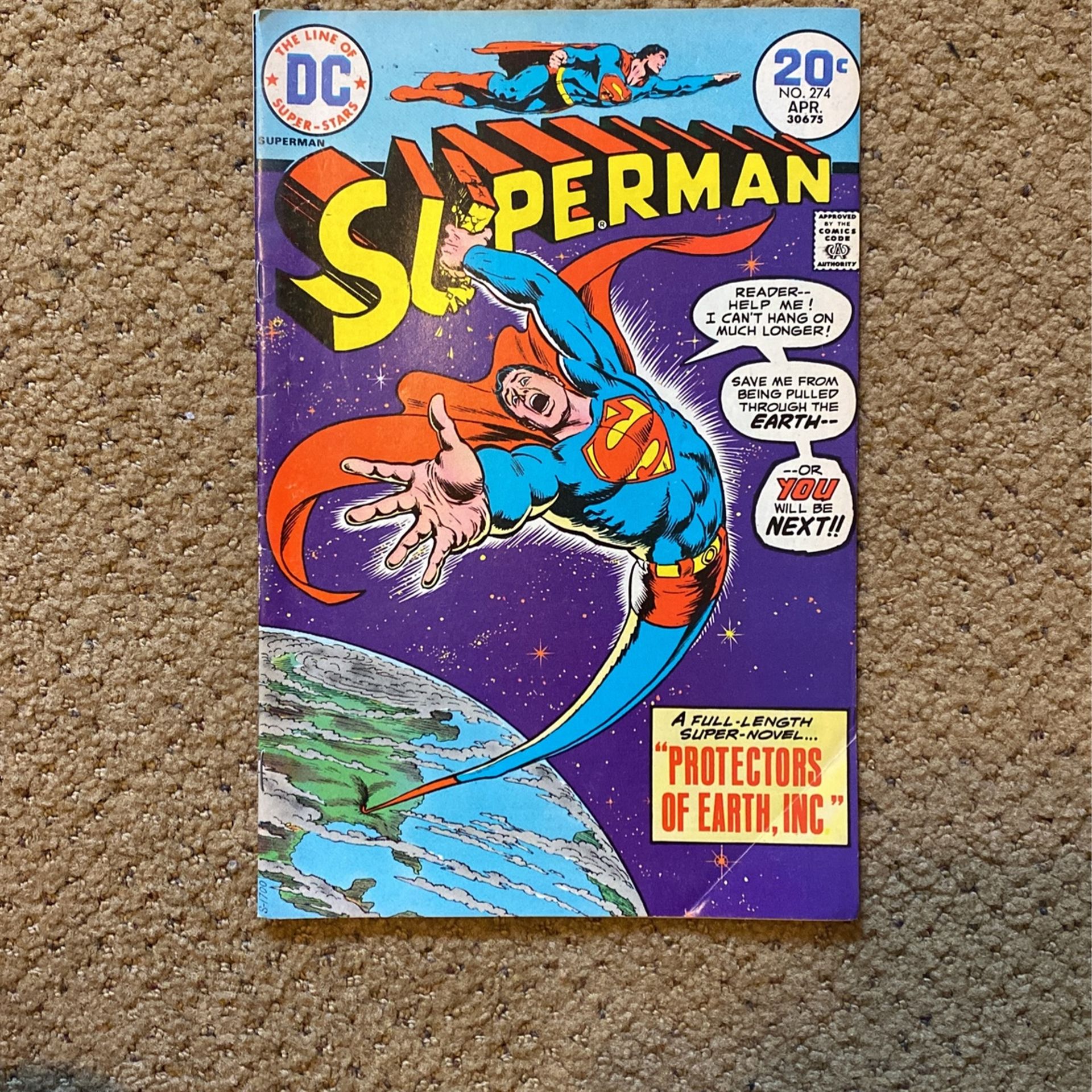 Vintage Limited Edition Superman Comic 