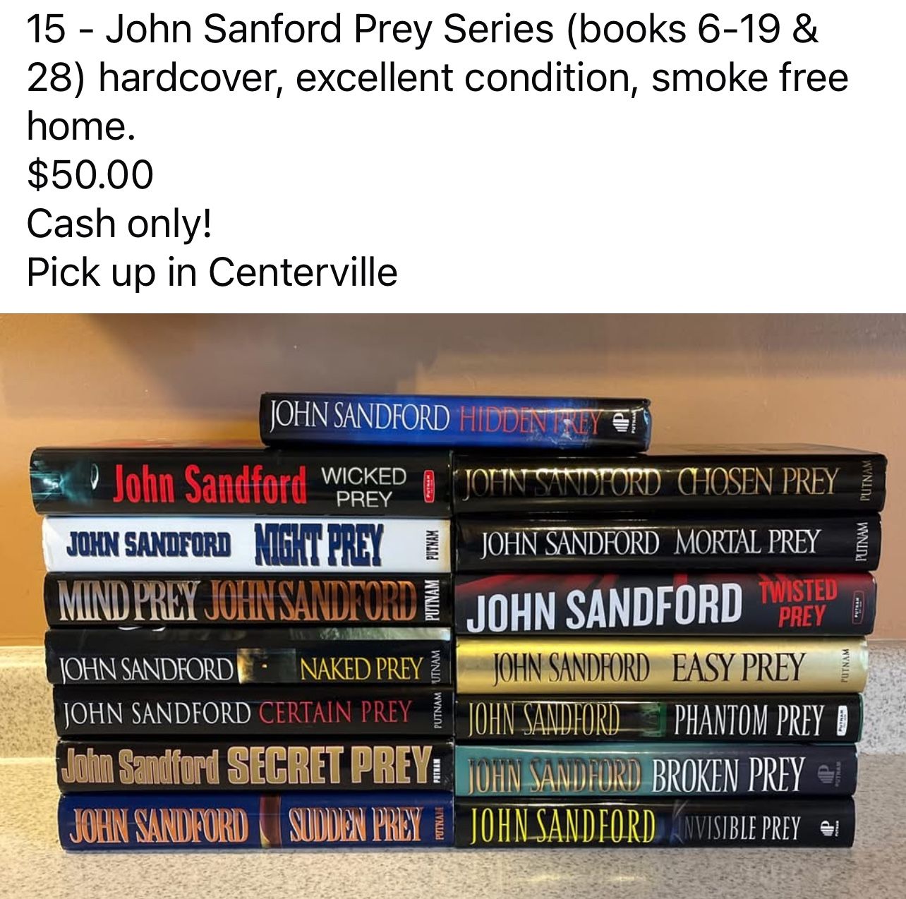 John Sanford Prey Series