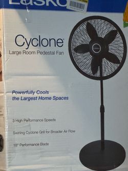 18” BLACK STANDING FAN  NEW