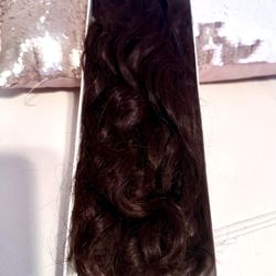 Divine💥LIKE NEW💥Remi Hair Latin 14” Sensual Divine Color 2 Dark Rich Brown Extension