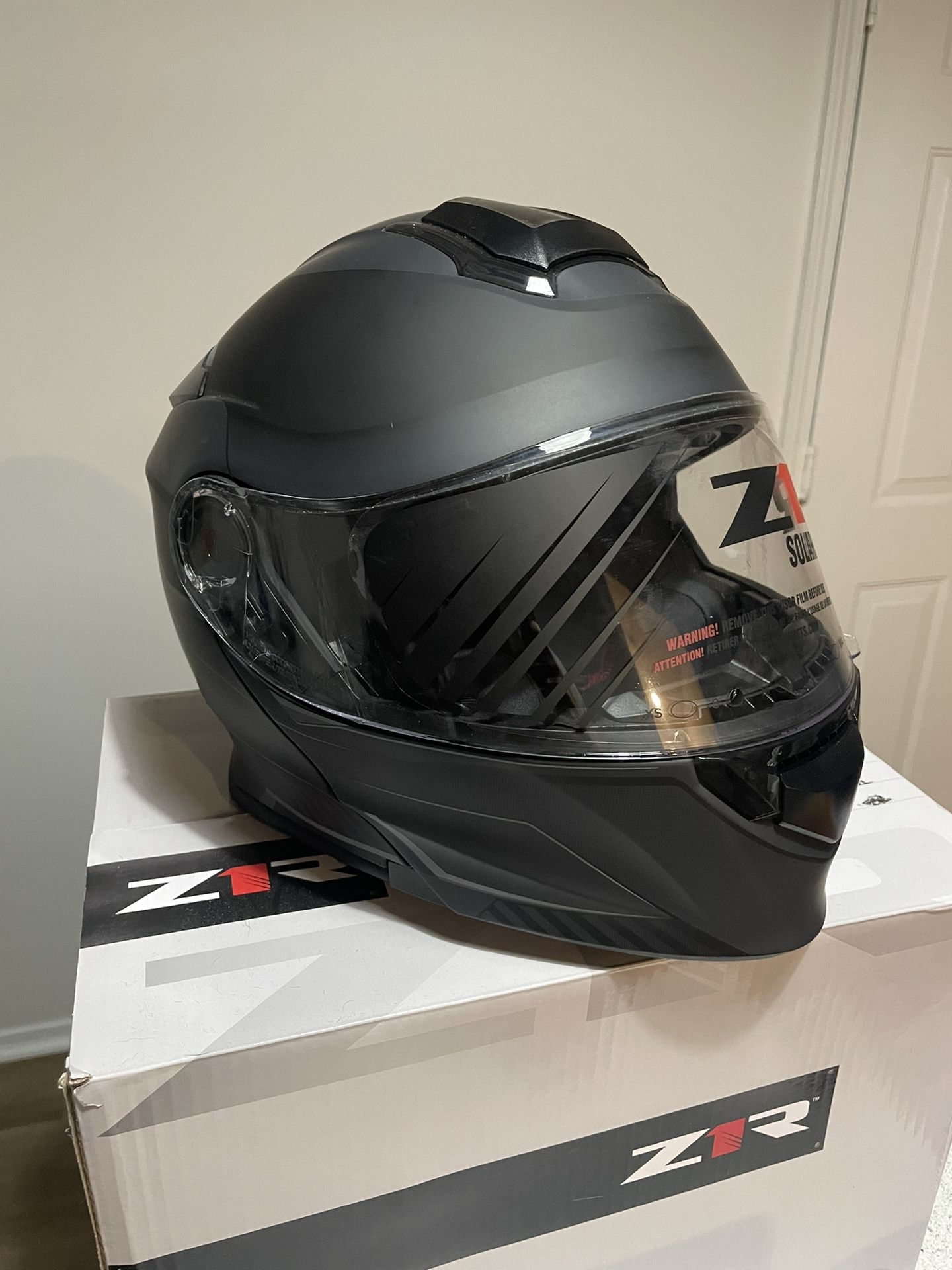 Size S - Brand New Z1R Solaris Scythe Black Helmet