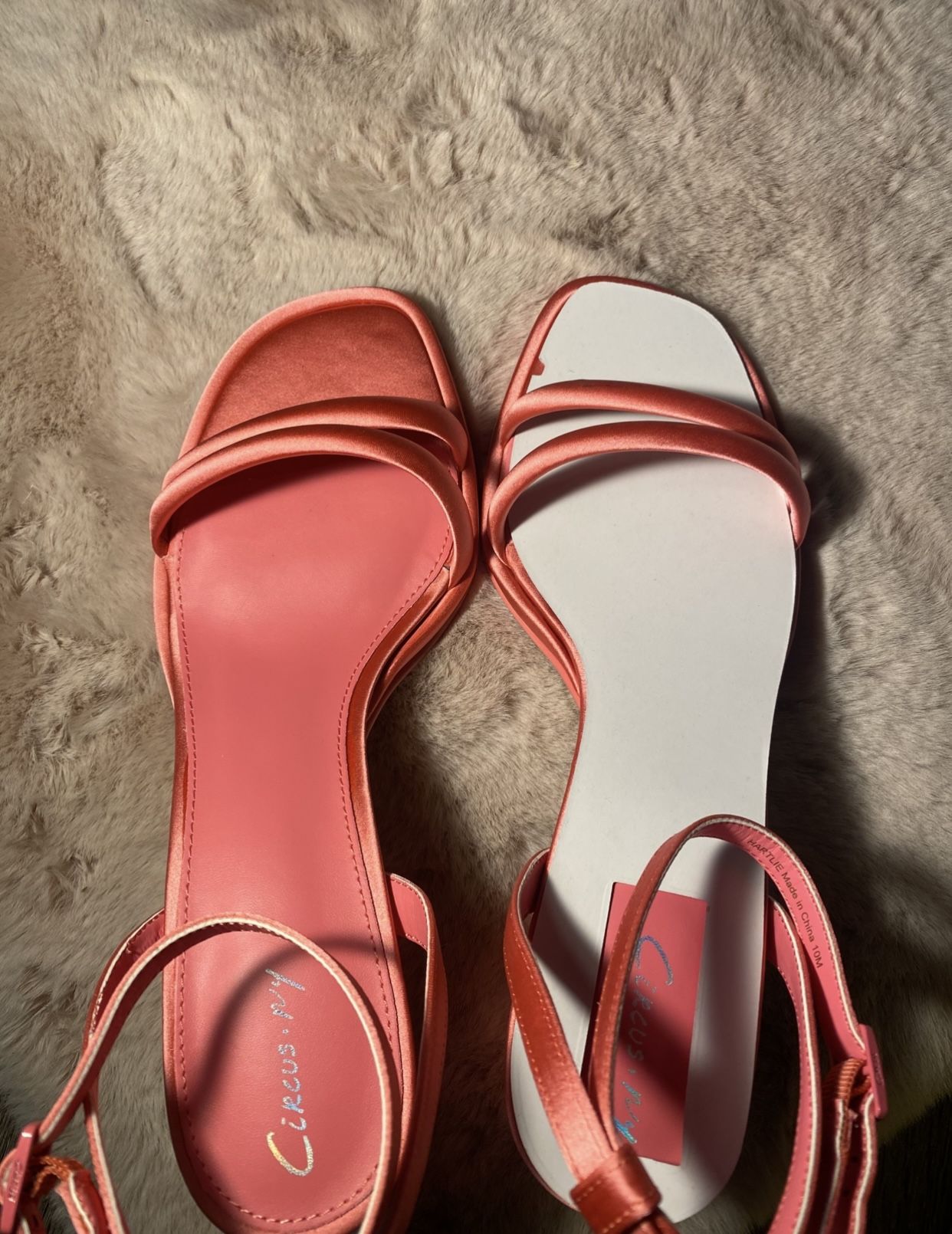 Punk Pink Strappy Sandals