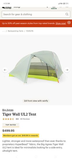 Big Agnes Tiger Wall UL2 Backpacking Tent NEW