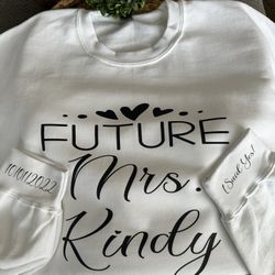 Personalized Sweater/ Engagement Sweater 