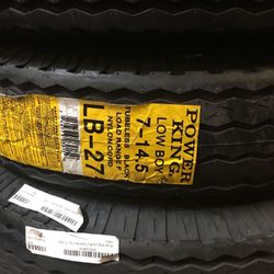7-14.5 low boy mobile home tire on sale $75 each very strong and not cheap made