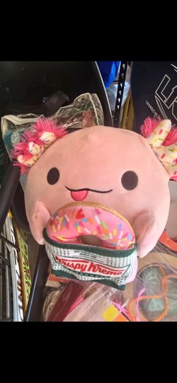 Squishmallow Axolotl Krispy Kreme Donut Plush