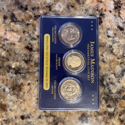 JAMES MADISON COIN SET 