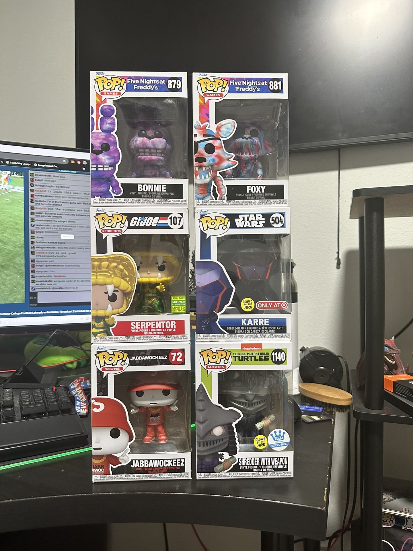 6x Funko Pops