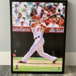 Angels Mike Trout Canvas Art Piece 18” X 24”