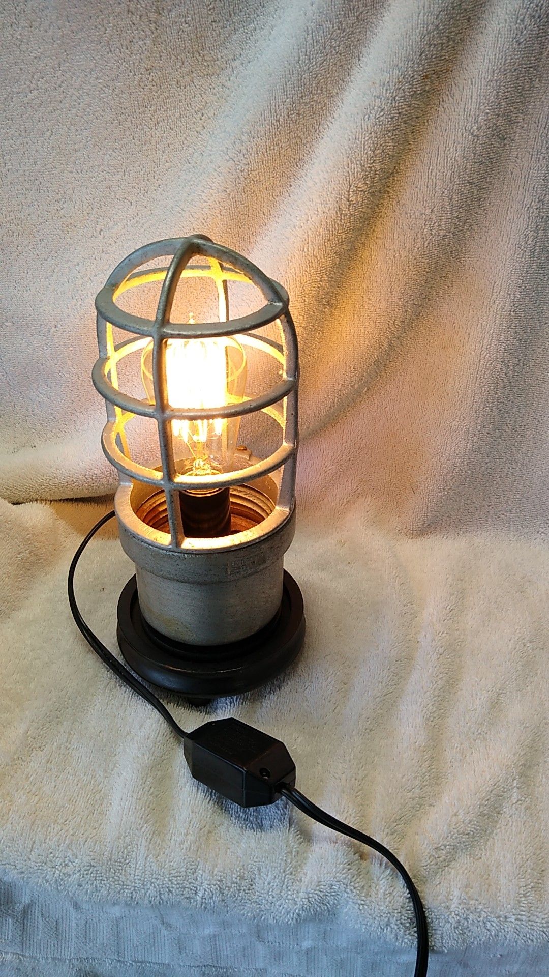 Vintage industrial desk lamp