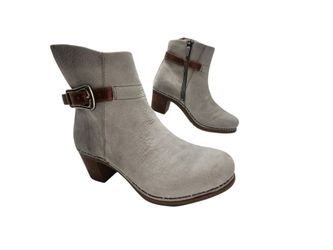 Dansko Hartley Grey Nubuck Leather Ankle Boots - Women's EU Size 36 (US 5.5-6)