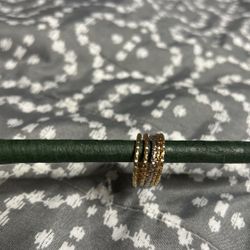 18k Gold Bangle Ring