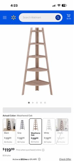 Beautiful five tiers corner ladder display decoration