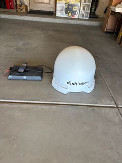Dish Tailgater Portable Satellite Antenna with Receiver