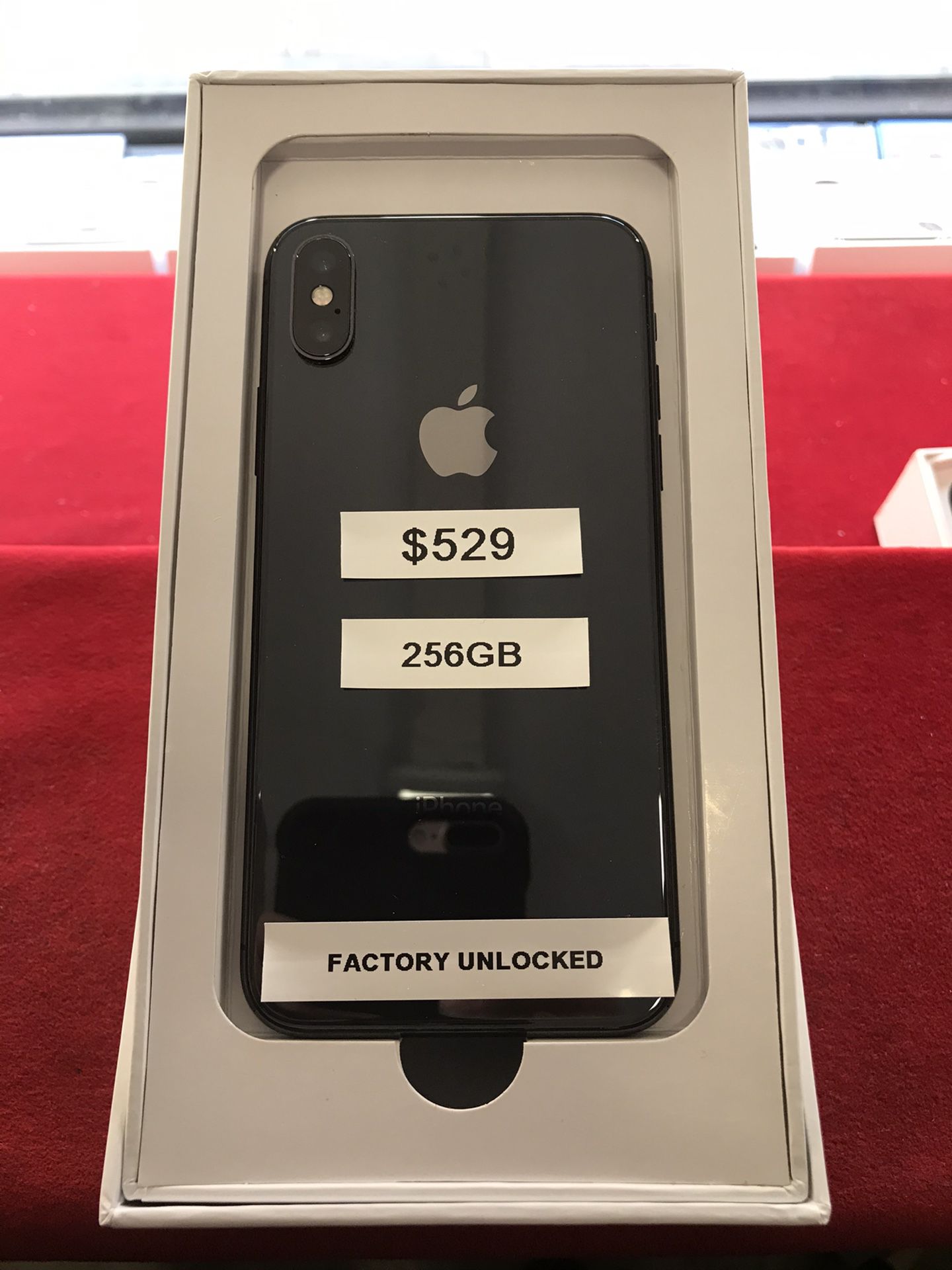 iPhone X 256gb Space Gray Factory Unlocked