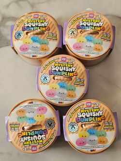 Mystery Squishy Dumpling Invisible Edition 5-Pack