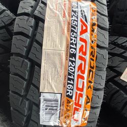 LT 245/75/16 All Terrain Nuevas Llantas 10 Ply 