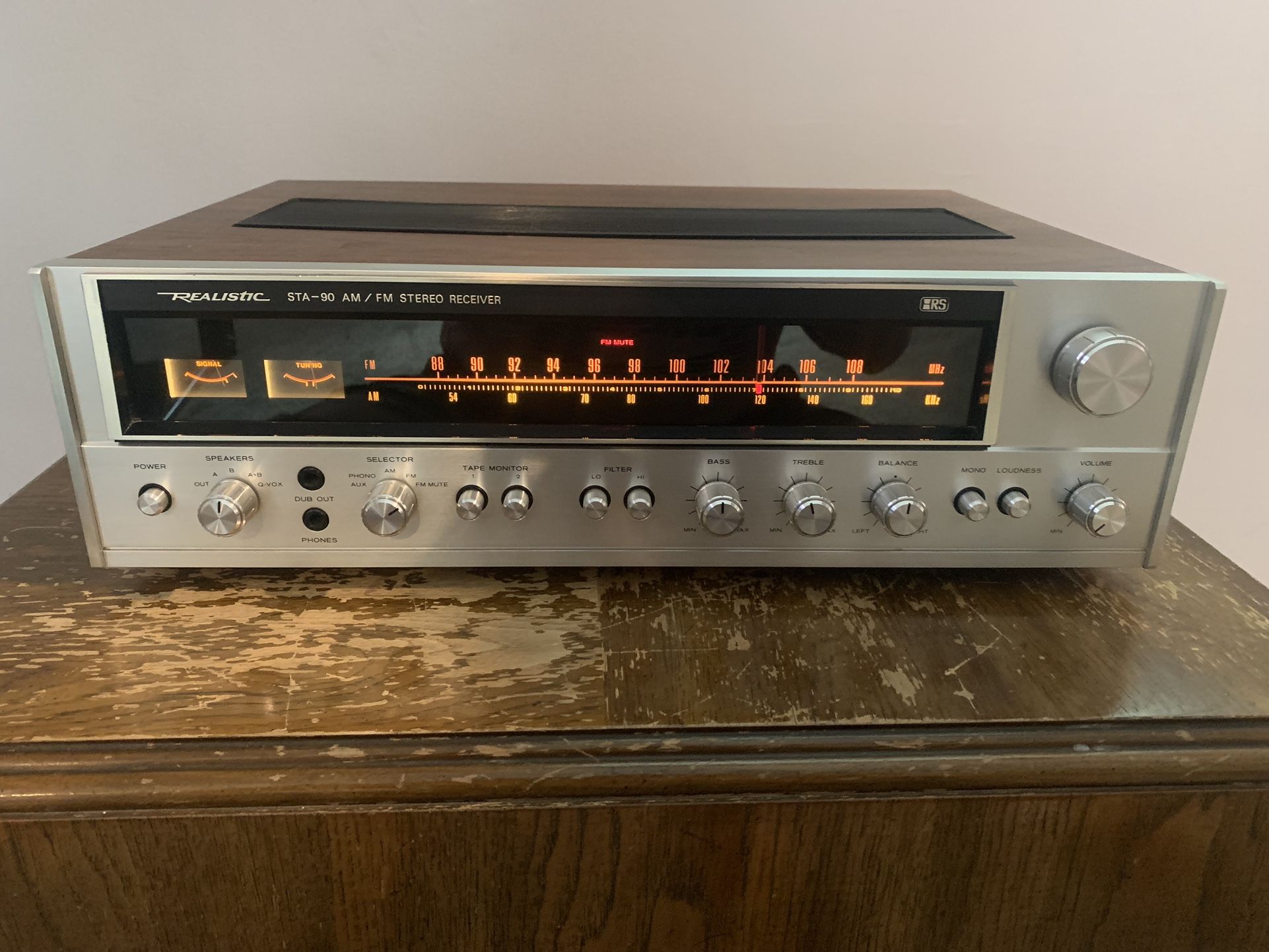 Vintage Realistic STA-90 AM/FM Stereo Receiver - 45 WPC - Fully Tested