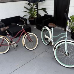 Two female bikes $75 for both