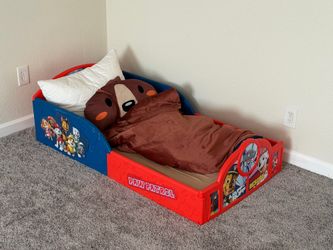 Paw Patrol Toddler Bed and Mattress