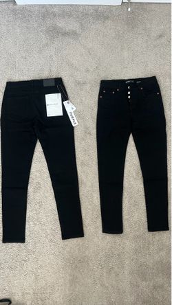 Black Purple Jeans