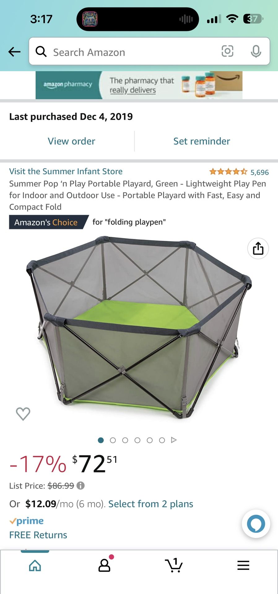 Summer Pop-N-Play Playpen