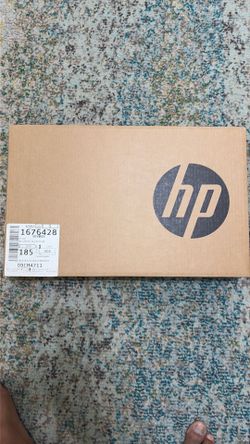HP 15.6” 256GB SSD 8GB RAM — Brand NEW UNOPENED item