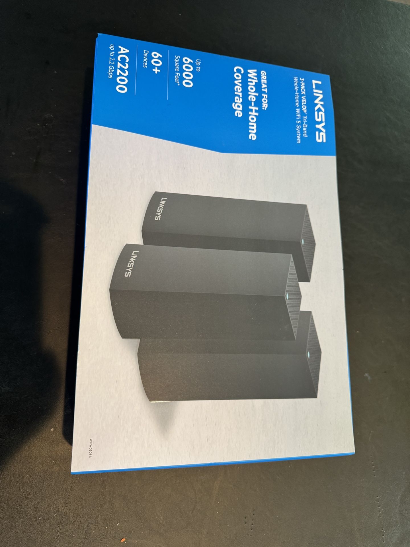 Linksys 3-pack VELOP TRI-Band Whole Home WiFi 5 System