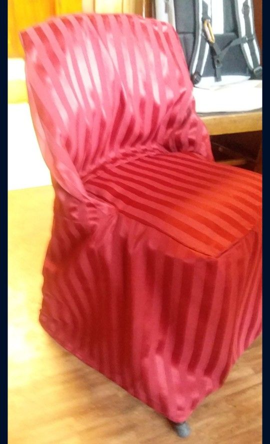 Chair covers for dressing up your folding chairs,
