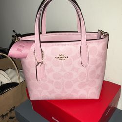 Coach PowderPink City Mini Tote