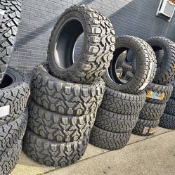 35x12.50R20 & 37x12.50R20 Mud Tires – Fits Silverado, F150, Ram