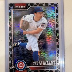 Shota Imanaga 2026 Topps Series 1 #178 Number Variation Black /10 Chicago Cubs