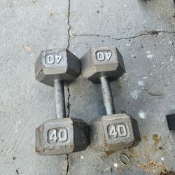 40 Pound Dumbbells (2)