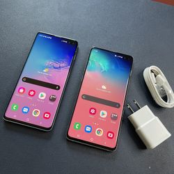 UNLOCKED SAMSUNG GALAXY S10 PLUS 128GB AT&T T-Mobile Metro PCs Cricket Verizon Cell Phone S10+